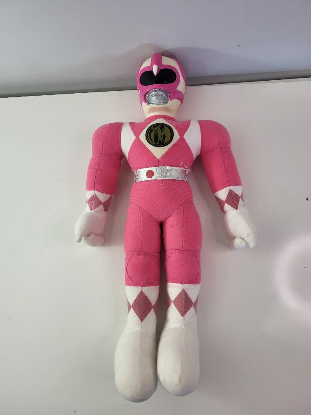 Mighty Morphin Power Rangers Pink Ranger 20" Plush Stuffed Doll Soft Toy